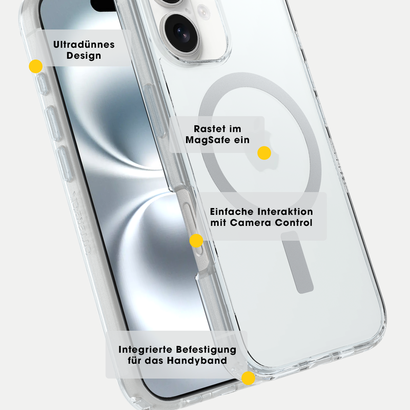 product image 5 - iPhone 16 Pro Hülle Symmetry Series Clear für MagSafe