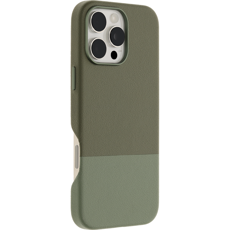 product image 3 - iPhone 16 Pro Max Hülle Statement Series Cactus Leather für MagSafe