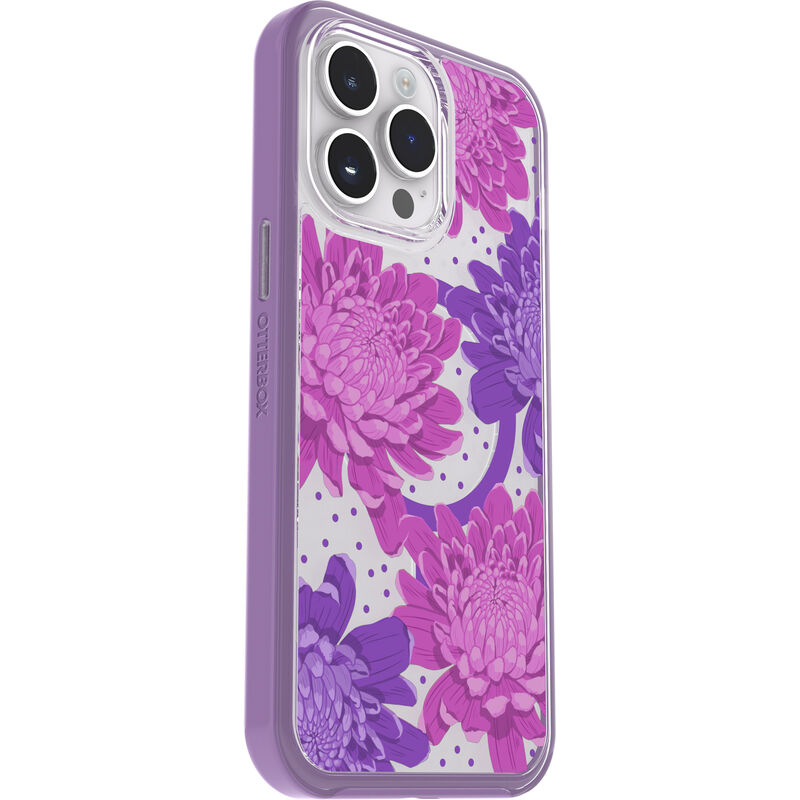 product image 3 - iPhone 14 Pro Max Funda Symmetry Series Clear para MagSafe Fluttering Flora