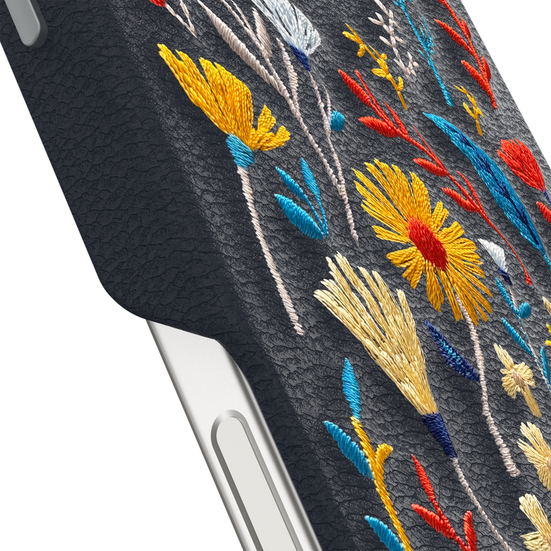 product image 3 - iPhone 16 Pro Max Funda Symmetry Series Cactus Leather Embroidery