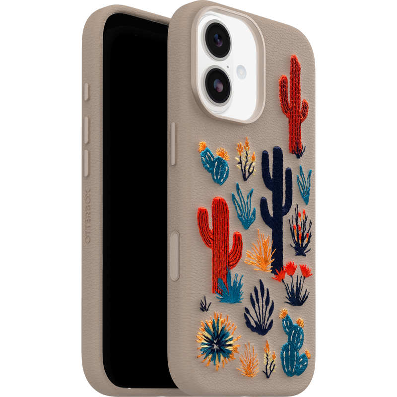 product image 4 - iPhone 17 Funda Symmetry Series Cactus Leather Embroidery