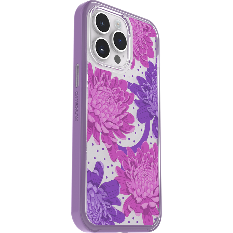product image 3 - iPhone 14 Pro Max Funda Symmetry Series Clear para MagSafe Fluttering Flora