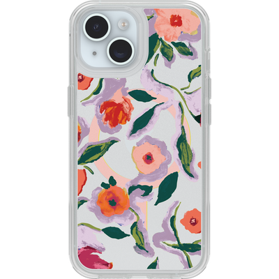 iPhone 16e/15/14/13 Case | Symmetry Series Clear for MagSafe Confetti of Blossoms