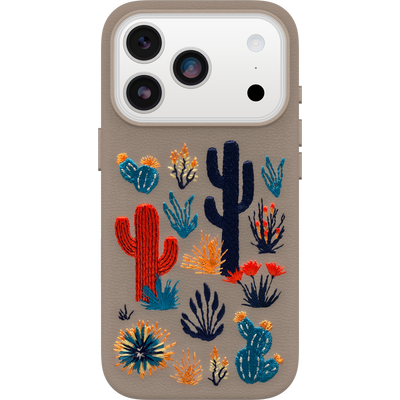 iPhone 17 Pro Funda | Symmetry Series Cactus Leather Embroidery