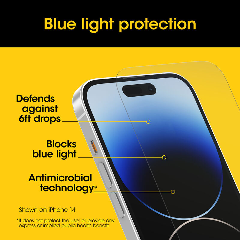 product image 4 - iPhone 15 Displayschutz Premium Pro Glass Blue Light Guard