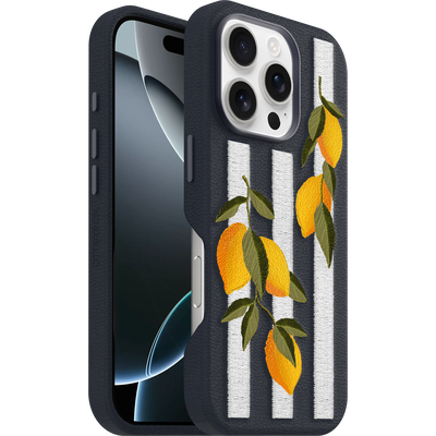 iPhone 16 Pro Funda | Symmetry Series Cactus Leather Embroidery