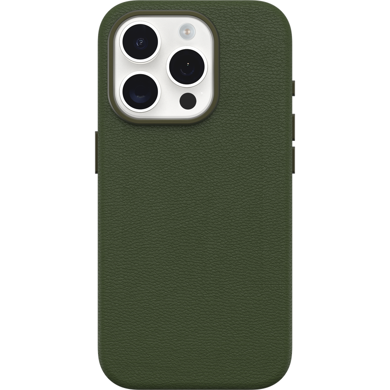 product image 2 - iPhone 15 Pro Hülle Symmetry Series Cactus Leather für MagSafe