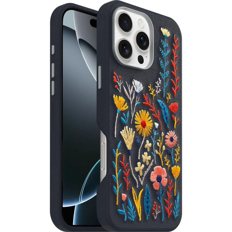 product image 1 - iPhone 16 Pro Max Funda Symmetry Series Cactus Leather Embroidery
