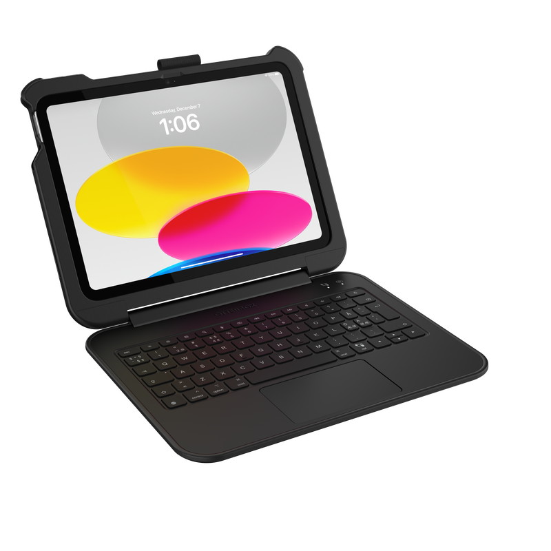 product image 1 - iPad (A16/10.a gen) Custodia Achiever Series Keyboard 360