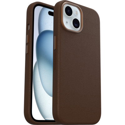 iPhone 15 Skal Symmetry Series Cactus Leather för MagSafe