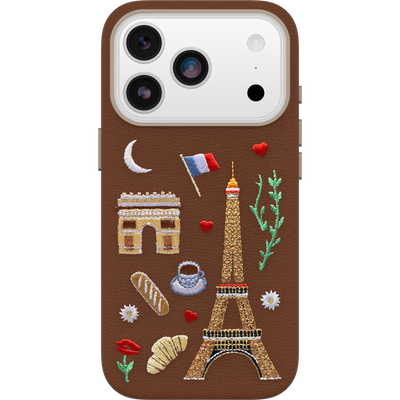 iPhone 17 Pro Funda | Symmetry Series Cactus Leather Embroidery