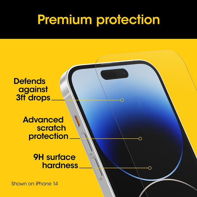 product image 4 - iPhone 15 Plus Displayschutz Premium Glass Antimikrobiellen
