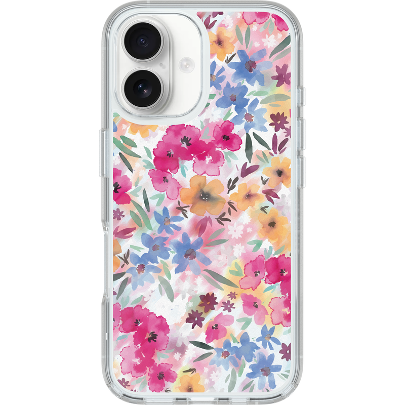 product image 1 - iPhone 16 Case Symmetry Series Clear for MagSafe Confetti of Blossoms