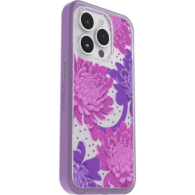 product image 3 - iPhone 14 Pro Funda Symmetry Series Clear para MagSafe Fluttering Flora