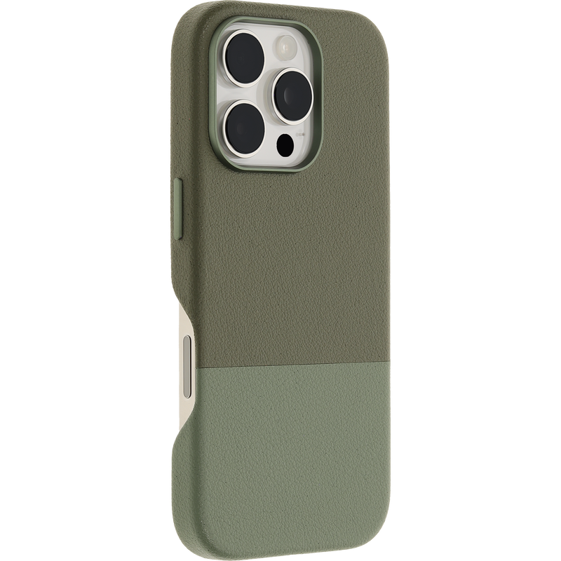product image 3 - iPhone 16 Pro Funda Statement Series Cactus Leather para MagSafe