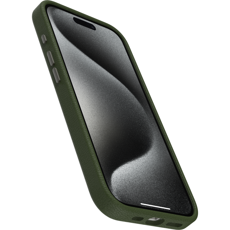 product image 3 - iPhone 15 Pro Hülle Symmetry Series Cactus Leather für MagSafe