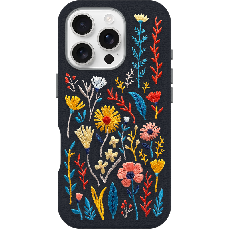 product image 2 - iPhone 16 Pro Funda Symmetry Series Cactus Leather Embroidery