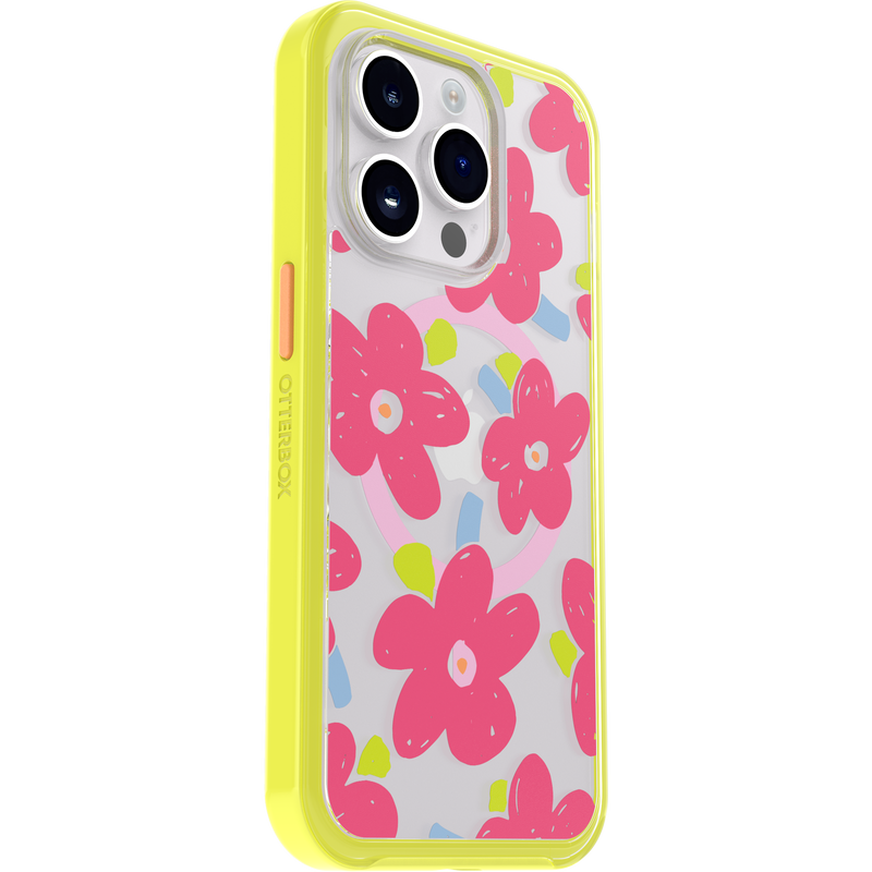product image 3 - iPhone 14 Pro Funda Symmetry Series Clear para MagSafe Fluttering Flora