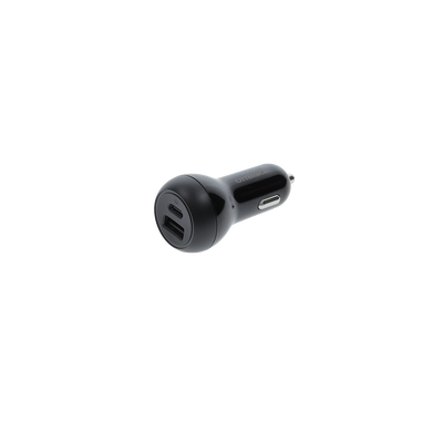 Cargador de coche de carga rápida  de dos puertos 32W | USB-C 20W y USB-A 12W