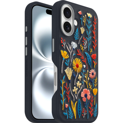 iPhone 16 Funda | Symmetry Series Cactus Leather Embroidery