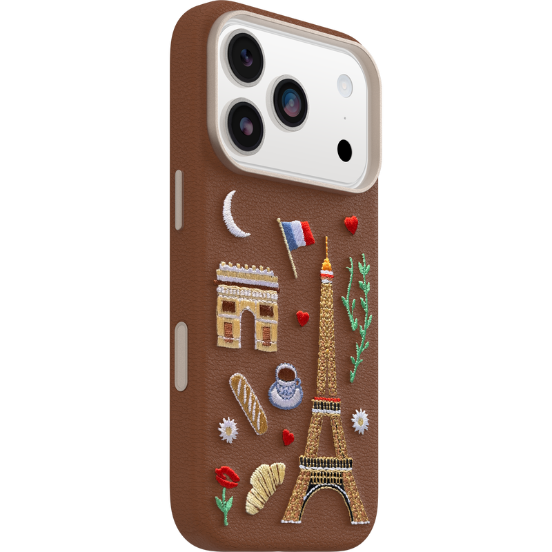 product image 2 - iPhone 17 Pro Funda Symmetry Series Cactus Leather Embroidery