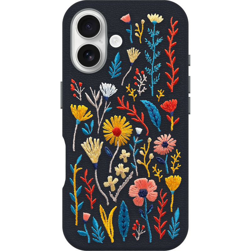 product image 2 - iPhone 16 Funda Symmetry Series Cactus Leather Embroidery