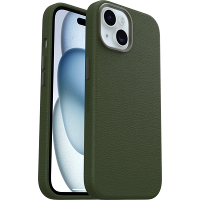 iPhone 15 Funda Symmetry Series Cactus Leather para MagSafe