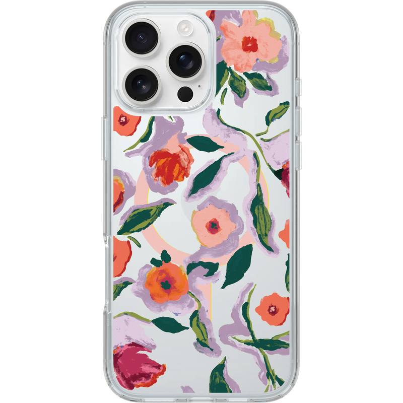 product image 1 - iPhone 16 Pro Max Skal Symmetry Series Clear för MagSafe Confetti of Blossoms
