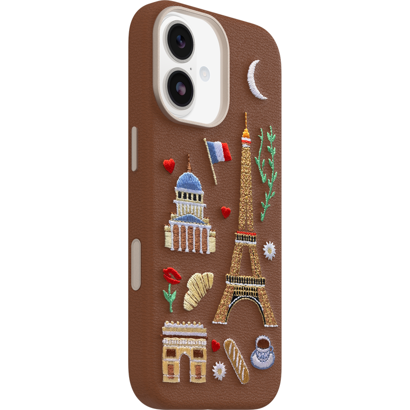 product image 2 - iPhone 17 Funda Symmetry Series Cactus Leather Embroidery