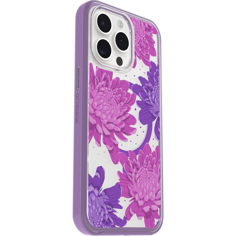 product image 3 - iPhone 15 Pro Max Hülle Symmetry Series Clear für MagSafe Fluttering Flora