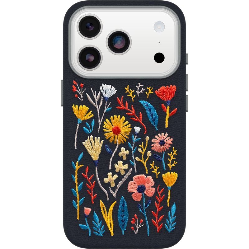 product image 1 - iPhone 17 Pro Funda Symmetry Series Cactus Leather Embroidery