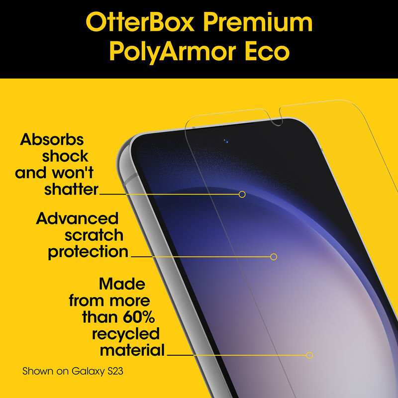 product image 4 - Galaxy S24 Displayschutz PolyArmor Premium Eco Series
