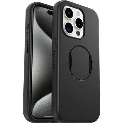 iPhone 15 Pro Funda | OtterBox OtterGrip Symmetry Serie para MagSafe