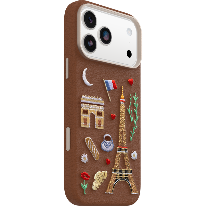 product image 2 - iPhone 17 Pro Max Funda Symmetry Series Cactus Leather Embroidery