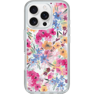 iPhone 16 Pro Case | Symmetry Series Clear for MagSafe Confetti of Blossoms