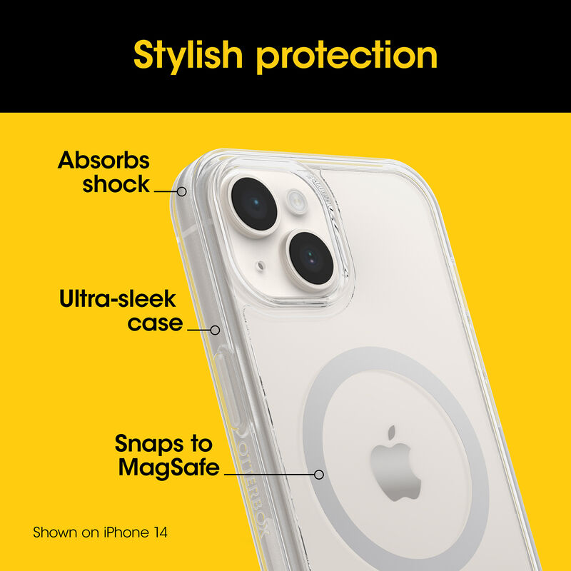 product image 4 - iPhone 15, iPhone 14 and iPhone 13 Case Symmetry Series Clear Paris Collection