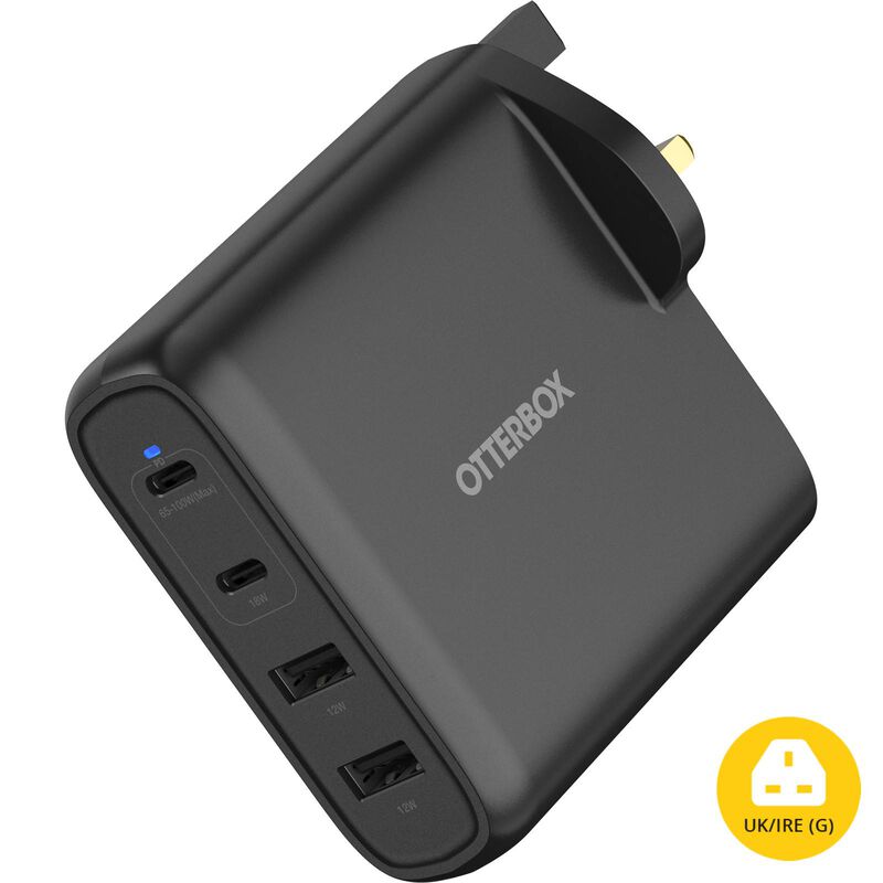 product image 1 - USB-C Four Port 100W Wall Charger Fast Charge | Standard