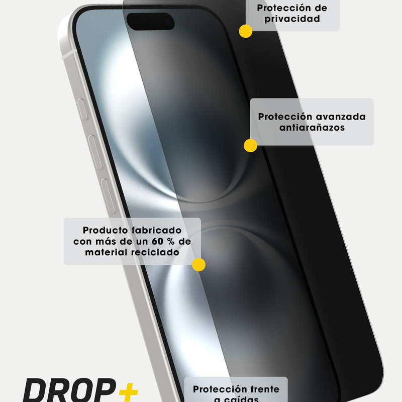 product image 3 - iPhone 16 Pro Protector de Pantalla Premium Pro Glass Privacy Guard